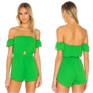 SUPERDOWN Aviana Off The Shoulder Romper